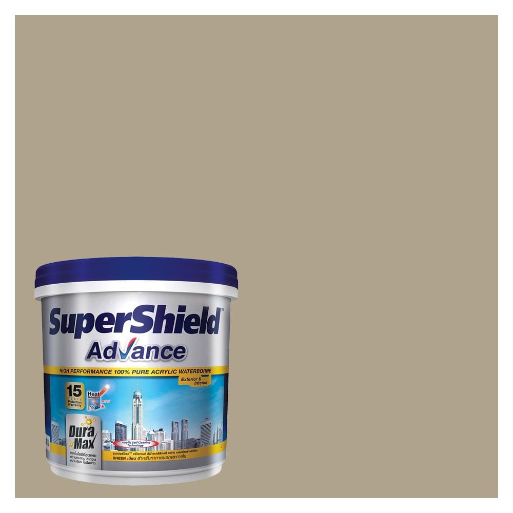 สีน้ำทาภายนอก TOA SUPERSHIELD ADVANCE 8496 สี WESTOVER HILLS เนียน 9 ลิตร