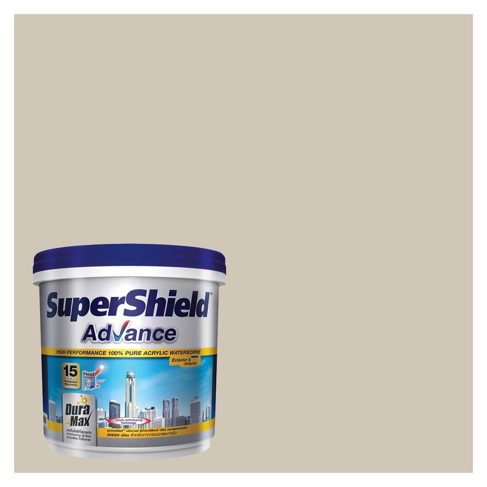 สีน้ำทาภายนอก TOA SUPERSHIELD ADVANCE 8450 สี TURIYA เนียน 9 ลิตร