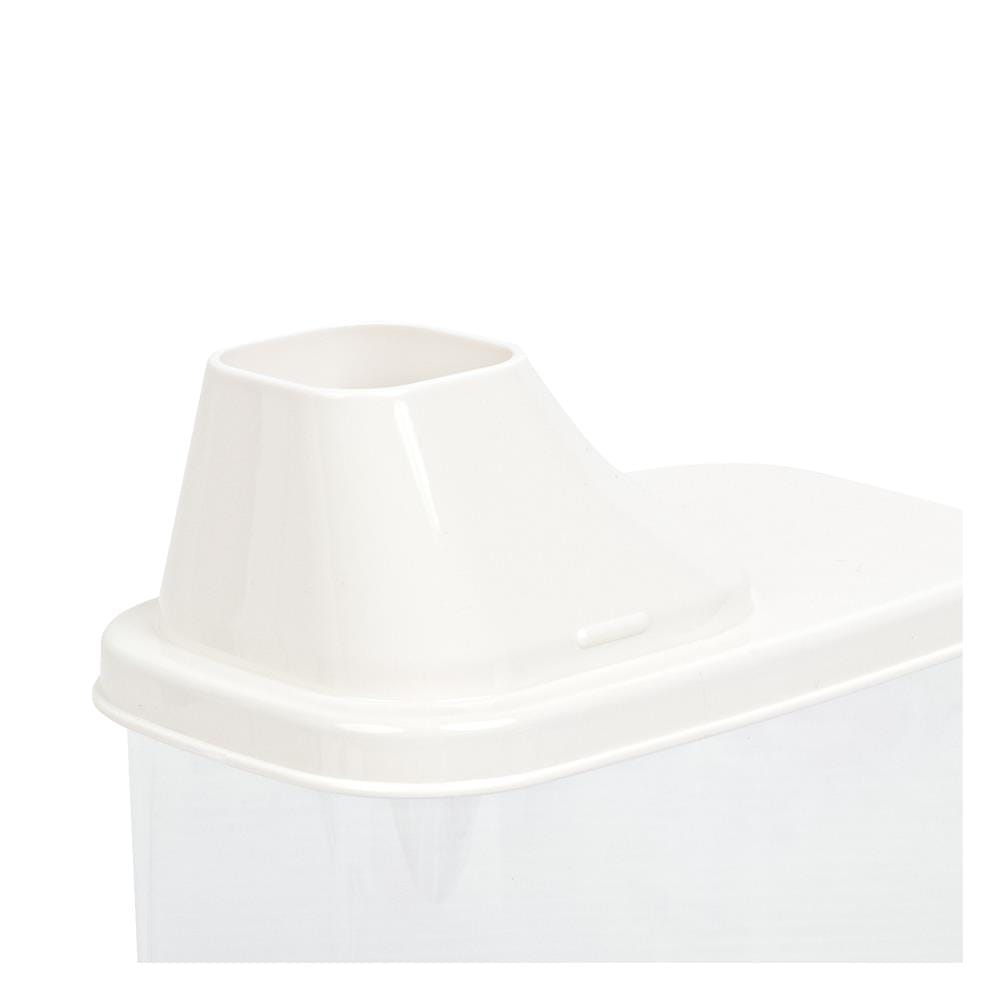 ขวดโหลเหลี่ยมฝาดึง SAN FELLI SCOOPING CUP 1.6 ลิตร สีขาว