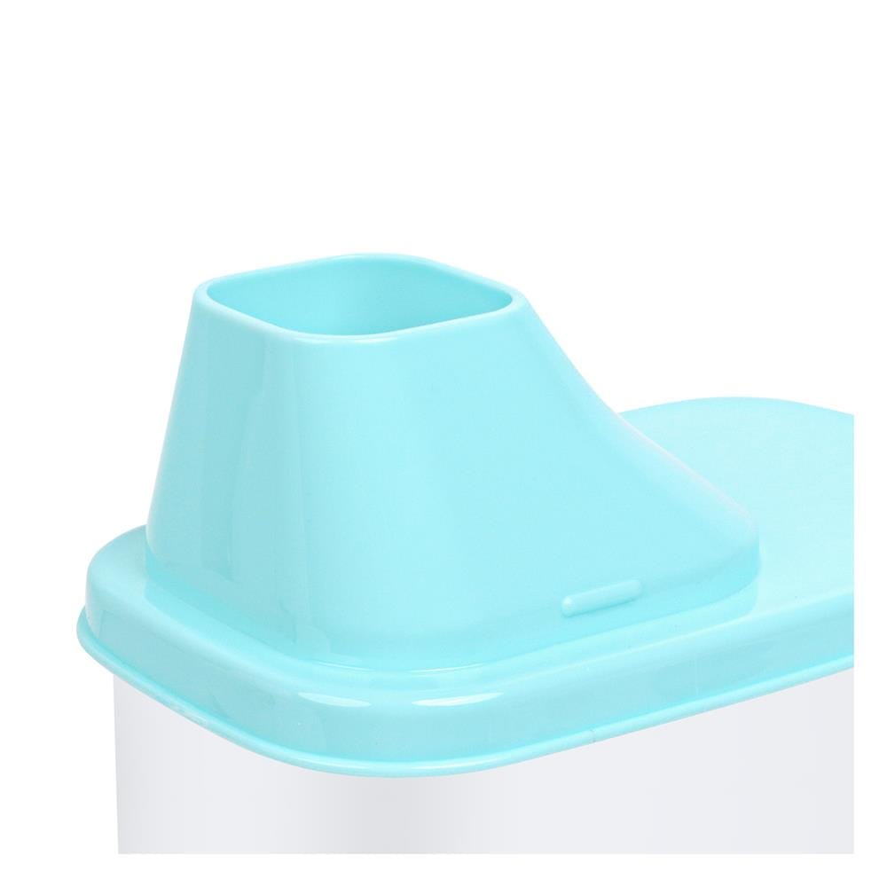 ขวดโหลเหลี่ยมฝาดึง SAN FELLI SCOOPING CUP 1.6 ลิตร สีฟ้า