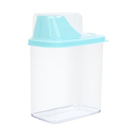 ขวดโหลเหลี่ยมฝาดึง SAN FELLI SCOOPING CUP 1.6 ลิตร สีฟ้า