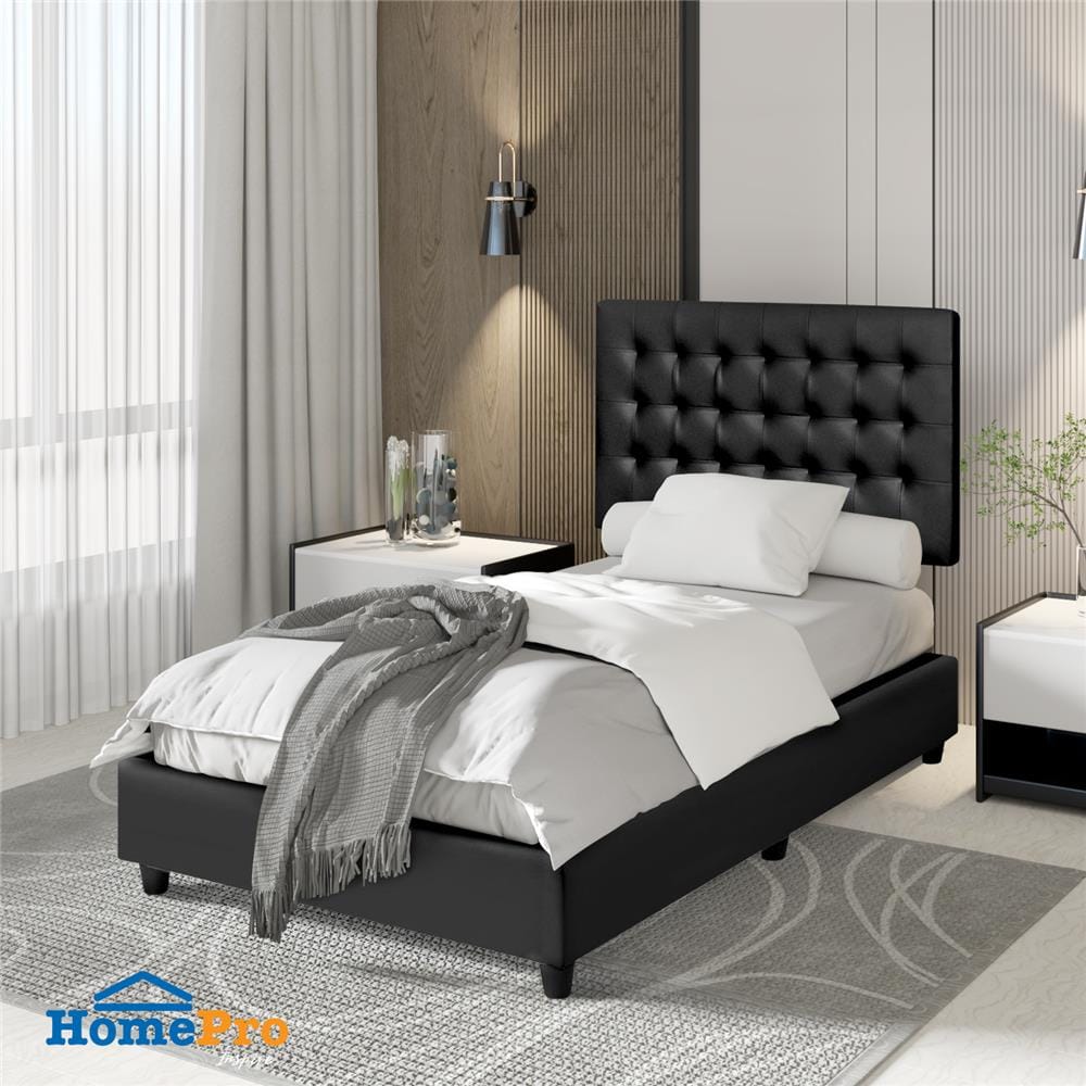 ฐานรองหัวเตียง 3.5 ฟุต HOME LIVING STYLE MUNICH สีดำ