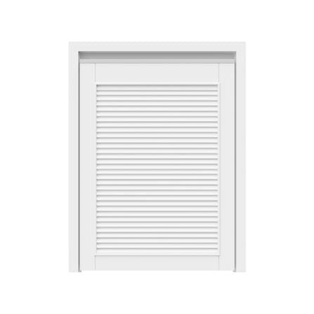 บานถังแก๊สเกล็ดเต็ม JUPITER ACADIA 53x72 ซม. สีขาว