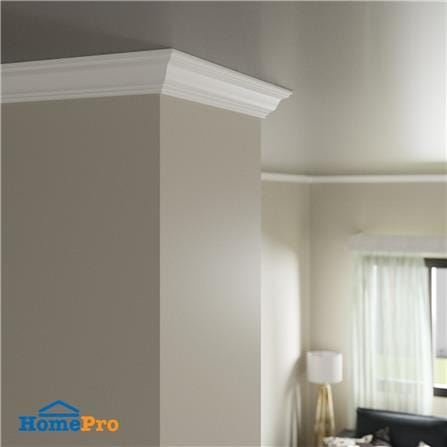 บัวฝ้าPS CROBERN-2401 6.5x300x1 ซม. สีขาว_4
