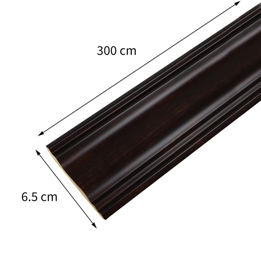 บัวฝ้าPS CROBERN-2401 6.5x300x1 ซม. สีโอ๊ค
