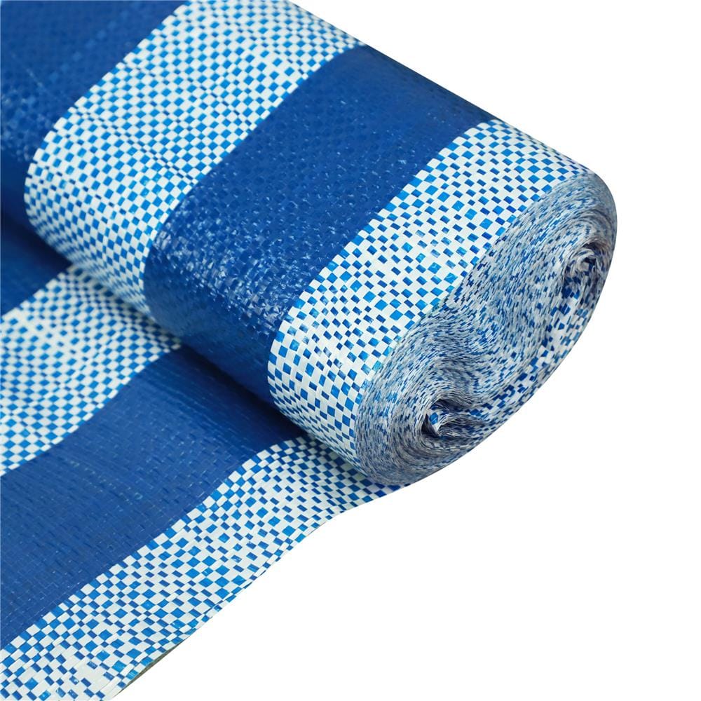 ผ้าใบรุ่นประหยัด SPRING 72 นิ้วX40 หลา สีฟ้า-ขาว