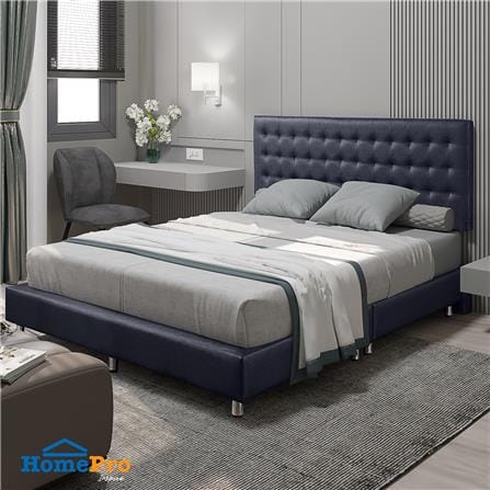 ฐานรองหัวเตียง 5 ฟุต HOME LIVING STYLE MUNICH สีกรมท่า_5