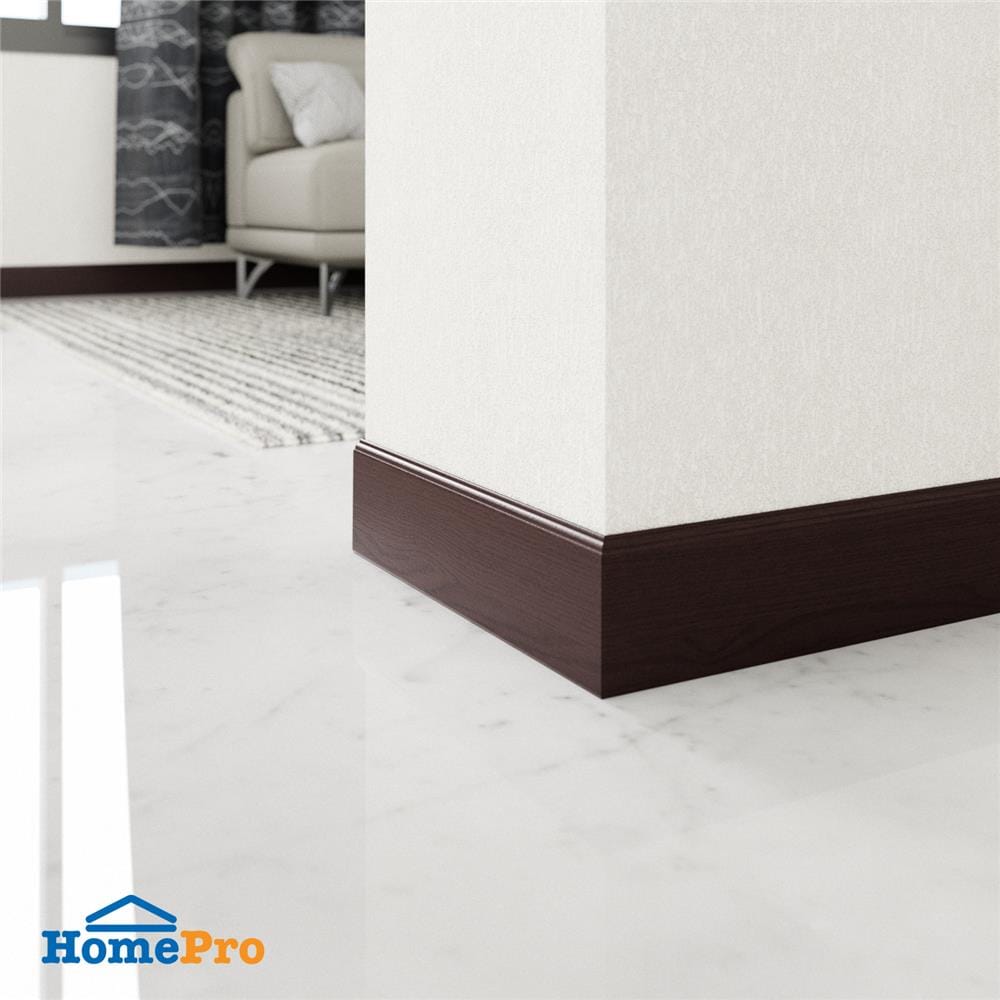 บัวพื้นPS CROBERN-3405 9x300x0.7 ซม. สีโอ๊ค