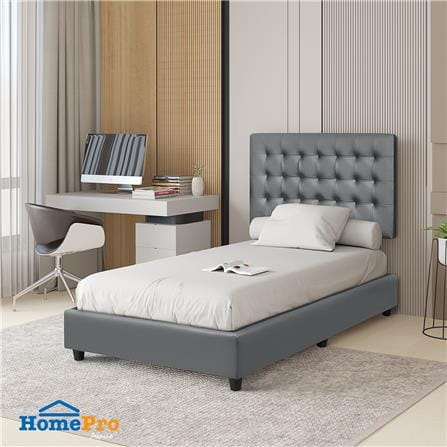 ฐานรองหัวเตียง 3.5 ฟุต HOME LIVING STYLE MUNICH สีเทาเข้ม_4