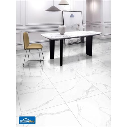 กระเบื้องพื้นพอร์ซเลน 60x60 ซม. CERGRES โอเชี่ยน ไวท์ (AM) A 1.44M2_3