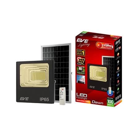 ไฟสปอทไลท์ SOLAR EVE 596139 100 วัตต์ WARMWHITE สีดำ_3