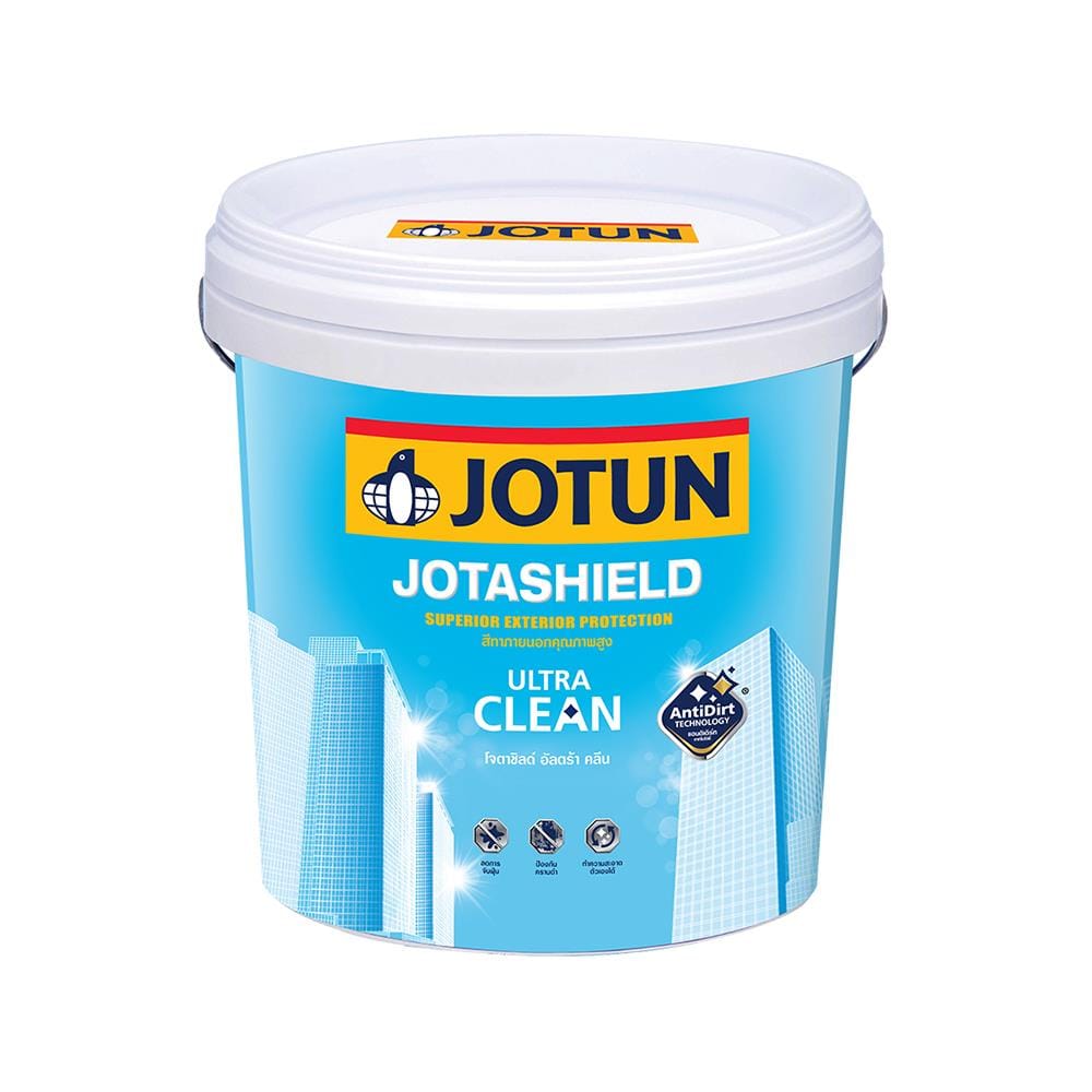 สีน้ำทาภายนอก JOTUN JOTASHIELD ULTRA CLEAN BASE B เนียน 9 ลิตร