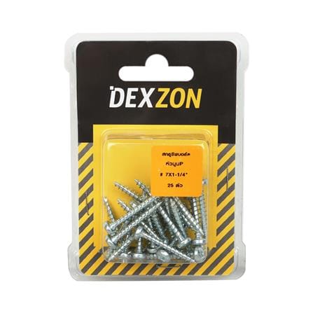 สกรูชิพบอร์ด DEXZON P 7x1-1/4 นิ้ว 25 ตัว_1