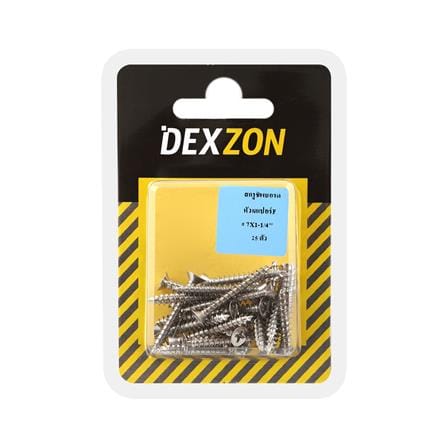 สกรูชิพบอร์ด TF DEXZON 7x1-1/4 นิ้ว 25 ตัว_1