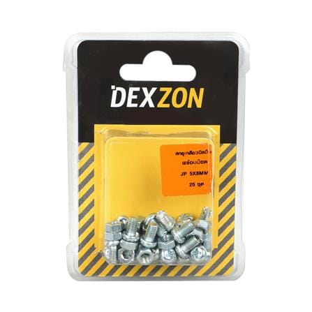 สกรูเกลียวมิลน็อต JP DEXZON 5X8 มม. 25 ตัว_1