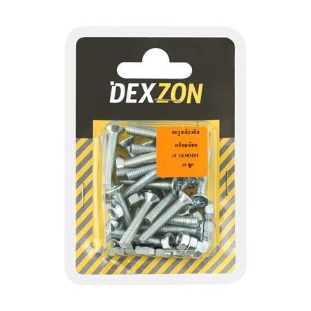 สกรูเกลียวมิลน็อต JF DEXZON 5X30 มม. 25 ตัว_1