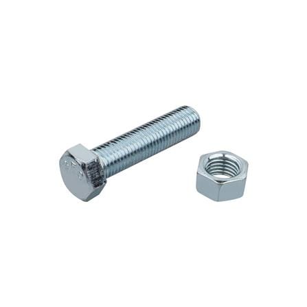 สกรูหัวหกเหลี่ยมพร้อมน็อต DEXZON 10X40 มม. 2 ชิ้น/แพ็ก_0