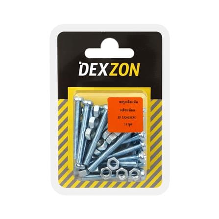 สกรูเกลียวมิลน็อต JP DEXZON 5X40 มม. 25 ตัว_1