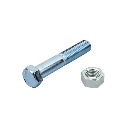 สกรูหัวหกเหลี่ยมพร้อมน็อต DEXZON 10X55 มม. 2 ชิ้น/แพ็ก_0