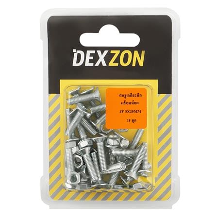 สกรูเกลียวมิลน็อต JF DEXZON 5X20 มม. 25 ตัว_1