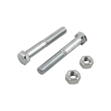 สกรูหัวหกเหลี่ยมพร้อมน็อต DEXZON 8X55 มม. 4 ชิ้น/แพ็ก