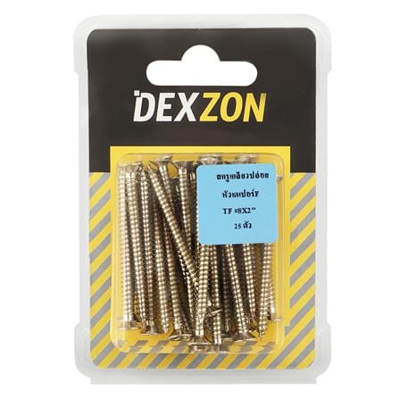 สกรูเกลียวปล่อย TF DEXZON 8X2 นิ้ว 25 ตัว_1
