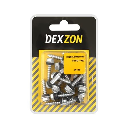สกรูยึดท้องลอนเมทัลชีท DEXZON CTSD1022 10x22 ซม. (แพ็ก 25 ชิ้น)_1