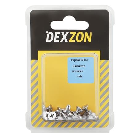 สกรูเกลียวปล่อย TF DEXZON 8X3/8 นิ้ว 25 ตัว_1