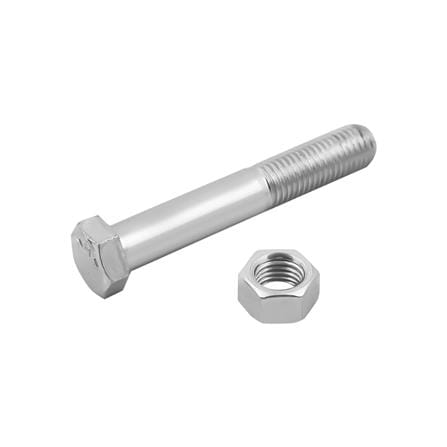 สกรูหัวหกเหลี่ยมพร้อมน็อต DEXZON 10X60 มม. 2 ชิ้น/แพ็ก