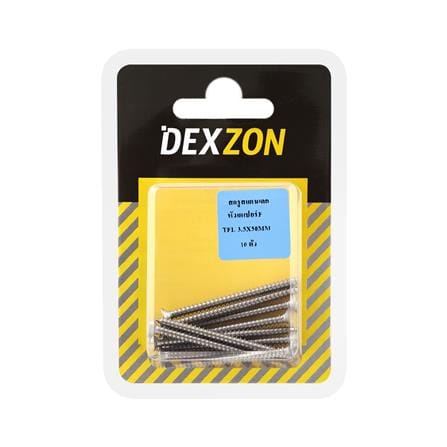 สกรูเกลียวปล่อย TF DEXZON 3.5X50 มม. 10 ตัว_1