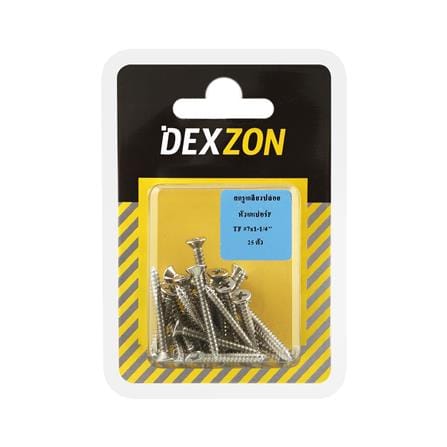 สกรูเกลียวปล่อย TF DEXZON 7X1-1/4 นิ้ว 25 ตัว_1