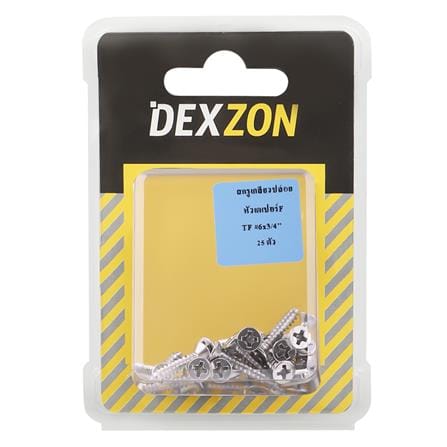 สกรูเกลียวปล่อย TF DEXZON 6X3/4 นิ้ว 25 ตัว_1