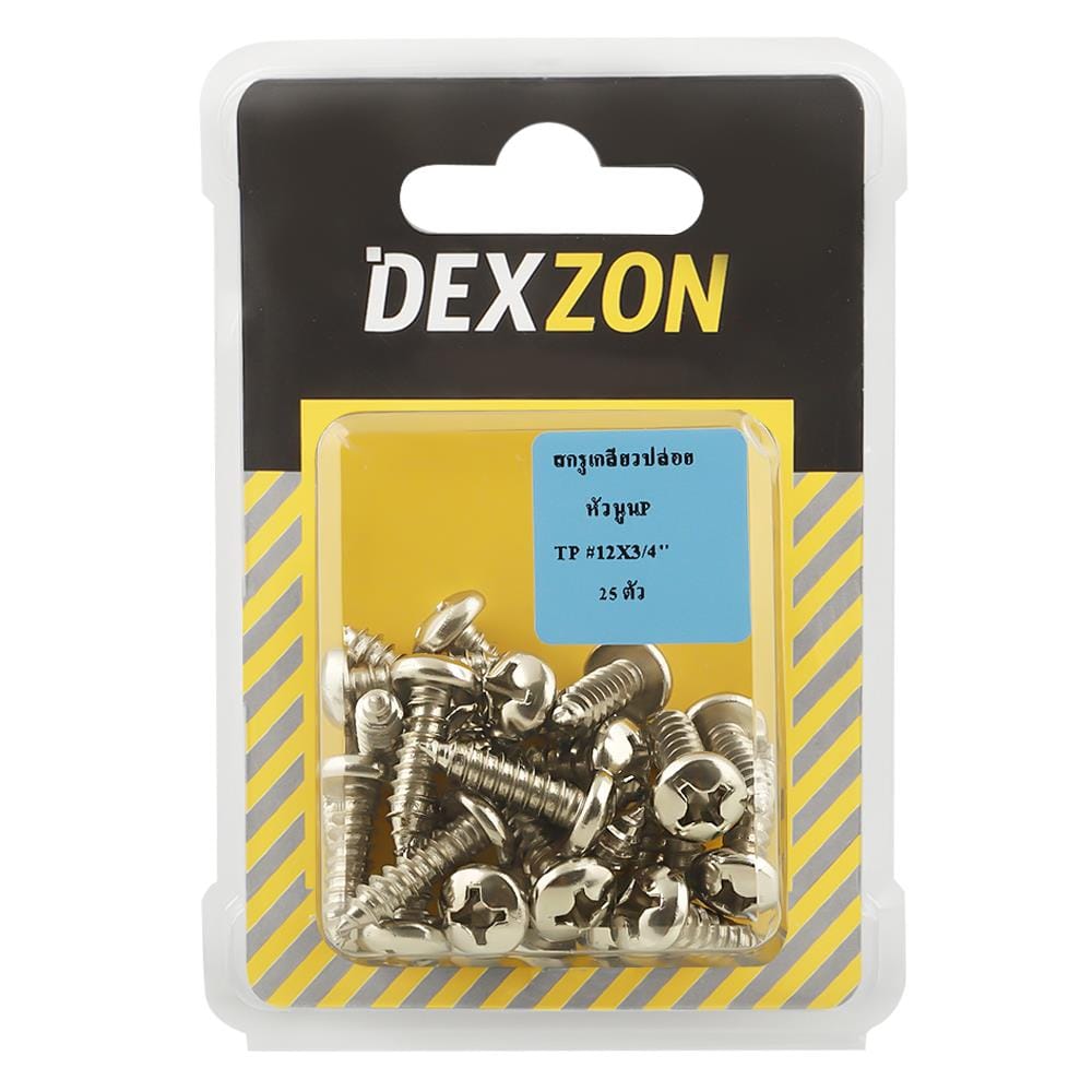 สกรูเกลียวปล่อย TP DEXZON 12X3/4 นิ้ว 25 ตัว