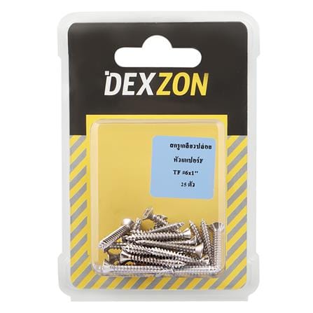 สกรูเกลียวปล่อย TF DEXZON 6X1 นิ้ว 25 ตัว_1