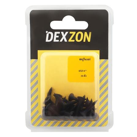 สกรูไดร์วอลล์ TF DEXZON 6X3/4 นิ้ว 30 ชิ้น_1