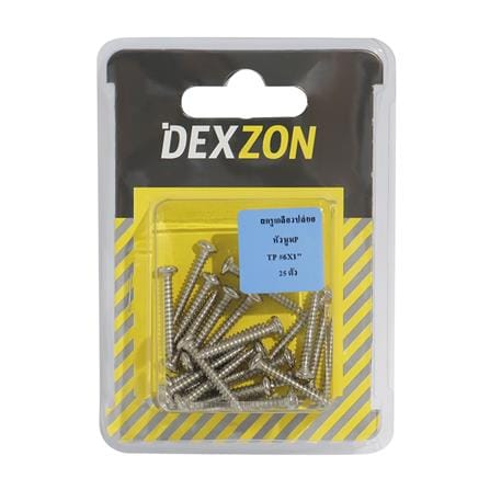 สกรูเกลียวปล่อย TP DEXZON 6X1 นิ้ว 25 ตัว_1