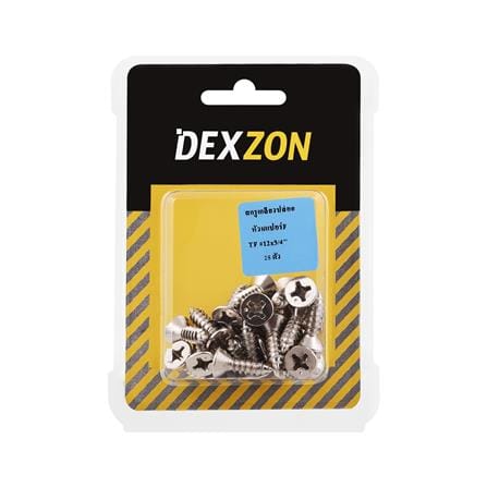 สกรูเกลียวปล่อย TF DEXZON 12X3/4 นิ้ว 25 ตัว_1