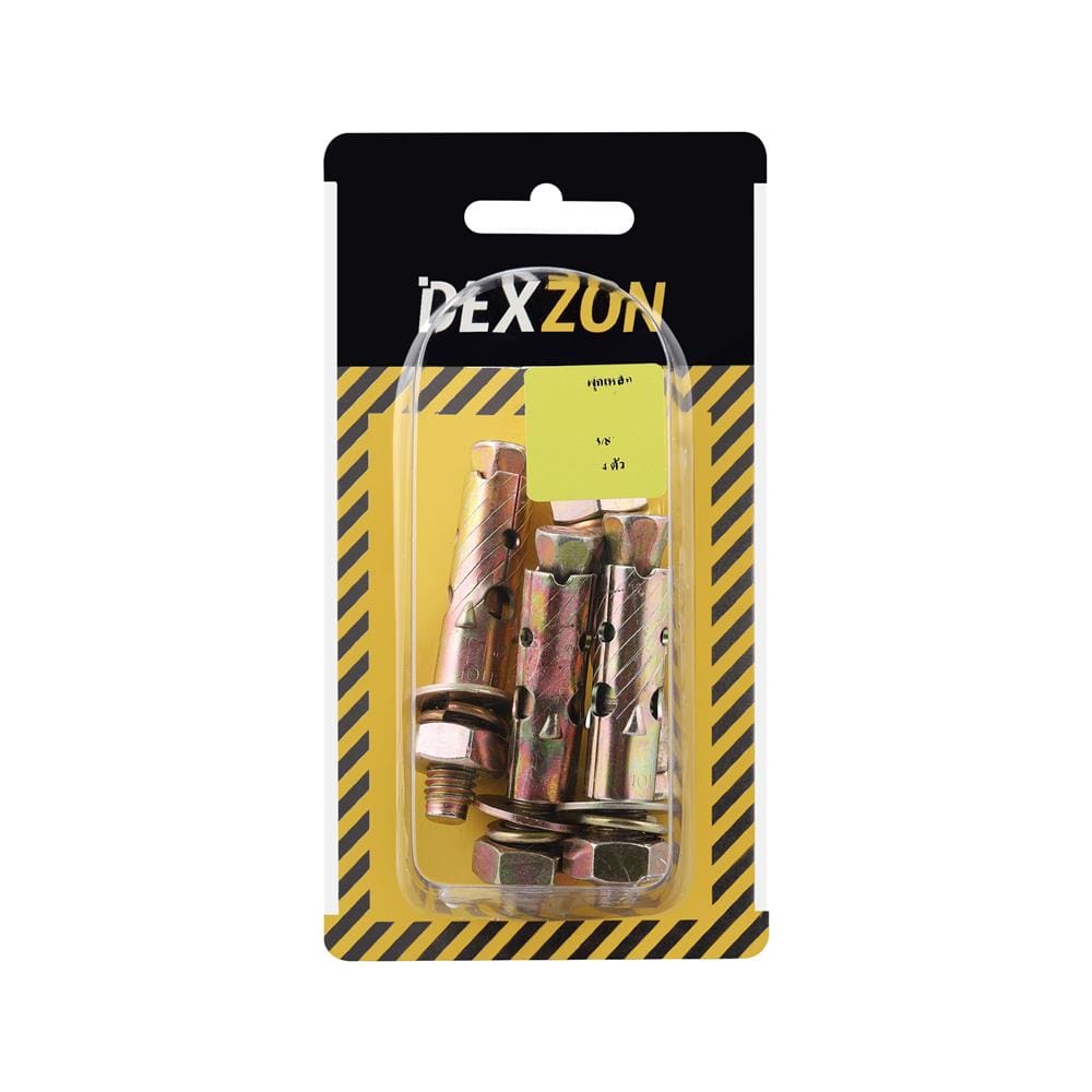 พุกเหล็ก DEXZON 3/8 นิ้ว 4 ตัว