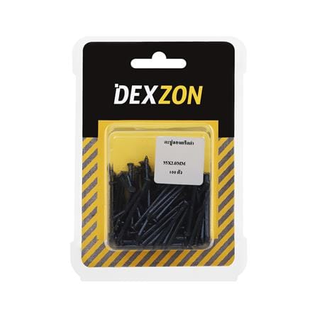 ตะปูคอนกรีตดำ DEXZON 35X2 มม. แพ็ก 100 ชิ้น_1