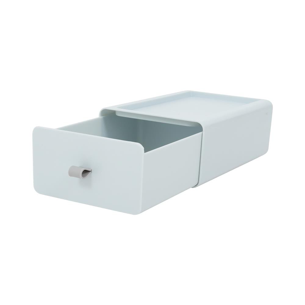 กล่องลิ้นชักเล็ก STACKO CUBE S 13.3x21x8 ซม. สีเทา