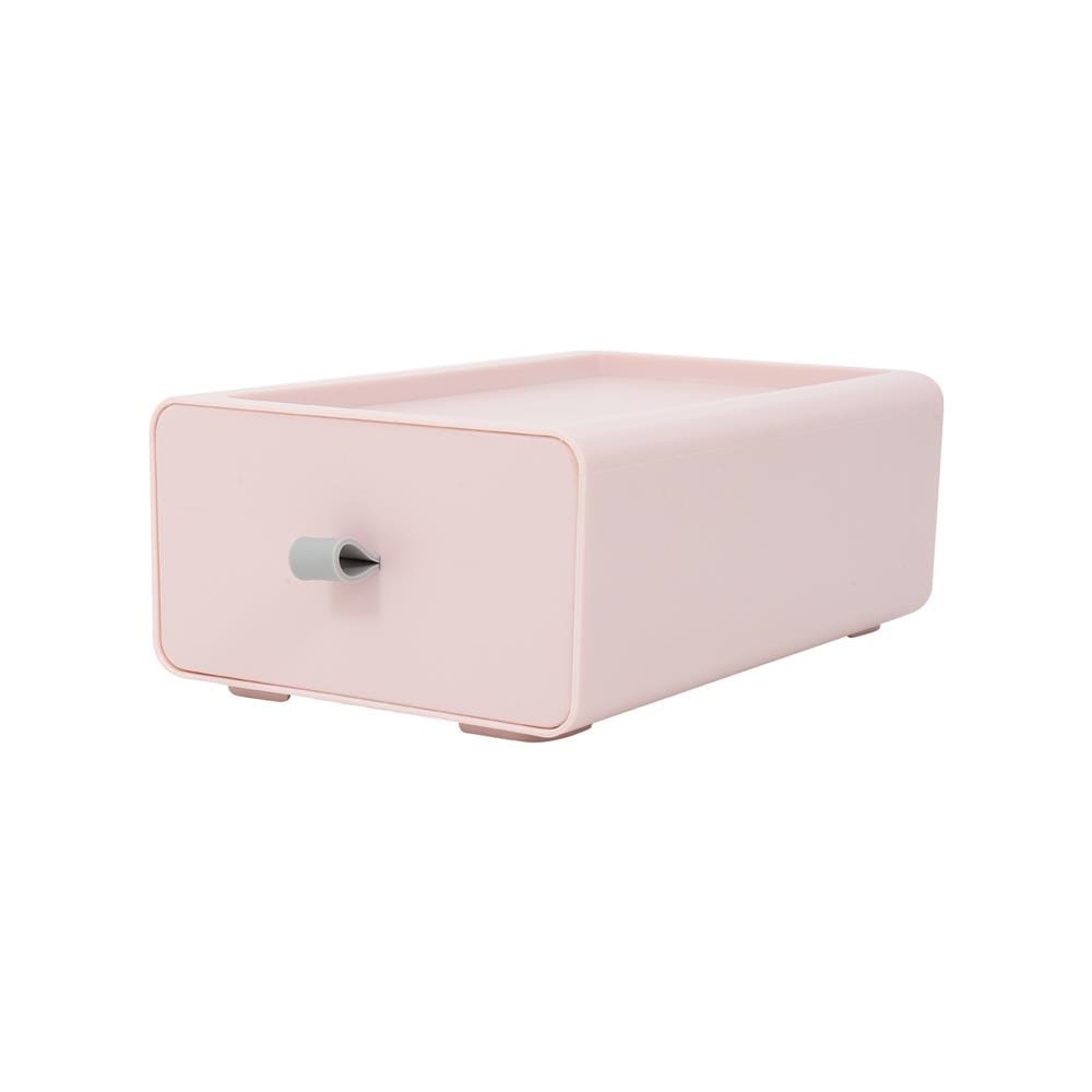กล่องลิ้นชักเล็ก STACKO CUBE S 13.3x21x8 ซม. สีชมพู