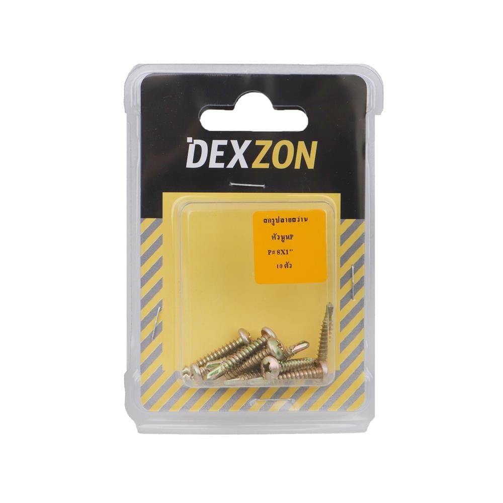 สกรูปลายสว่าน TP DEXZON 8X1 นิ้ว 10 ชิ้น