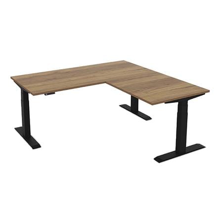 โต๊ะปรับระดับไฟฟ้า ERGOTREND SIT 2 STAND GEN3 L-SHAPE 180 ซม. สี VINTAGE OAK/ดำ_0