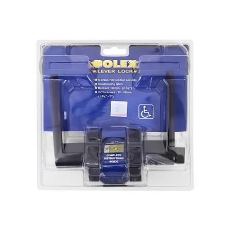 มือจับก้านโยก ห้องน้ำ SOLEX 1701 สีดำ_4