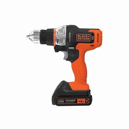 สว่านไร้สาย (พร้อมแบตเตอรี่) BLACK&DECKER EVO185B1 10 มม._0