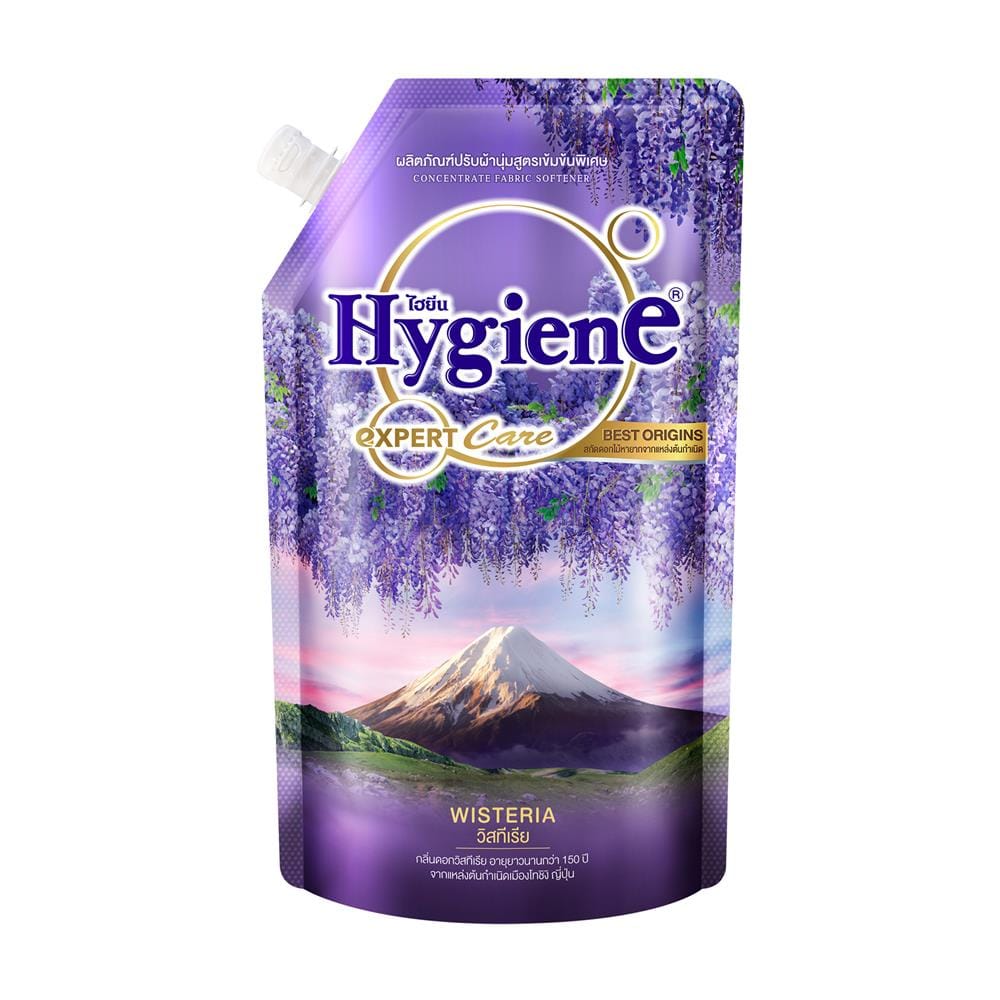 รีฟิลน้ำยาปรับผ้านุ่ม HYGIENE 480 มล. วิสทีเรีย