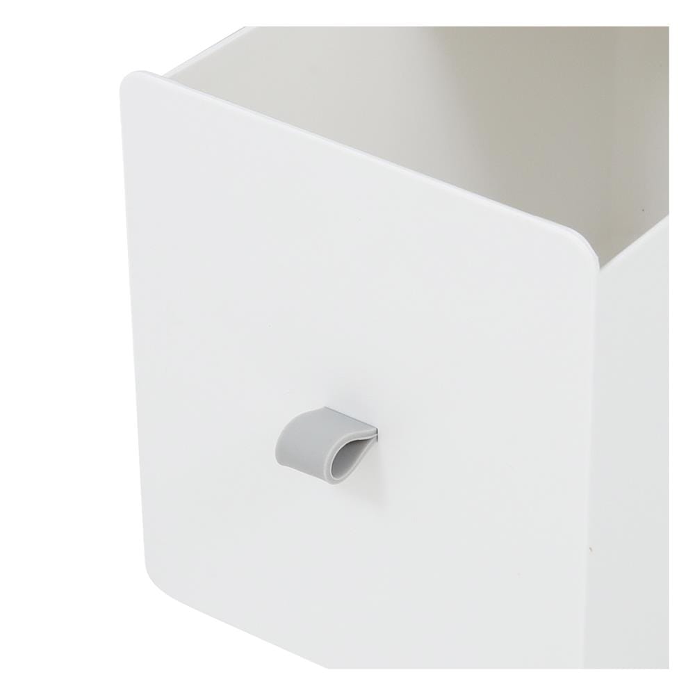 กล่องลิ้นชักเล็ก STACKO CUBE L 13.3x21x15.3 ซม. สีขาว