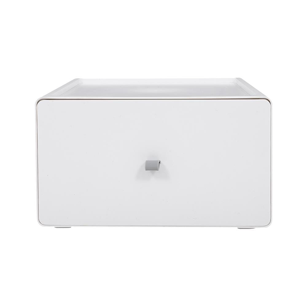 กล่องลิ้นชักเล็ก STACKO CUBE XL 26.8x21x15.3 ซม. สีขาว