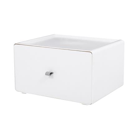 กล่องลิ้นชักเล็ก STACKO CUBE XL 26.8x21x15.3 ซม. สีขาว_0