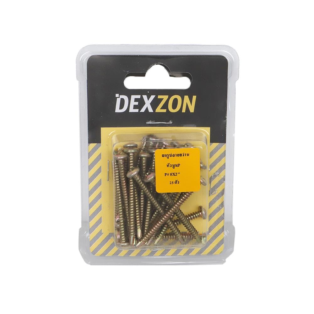 สกรูปลายสว่าน TP DEXZON 8X2 นิ้ว 25 ชิ้น